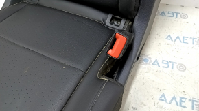 Rear seats, 2nd row, right, VW Tiguan 18-21, black leather, perforated, dry-cleanable