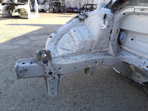 Front right quarter panel of a Chevrolet Equinox 18-24 on the body, white, with tears in the fasteners