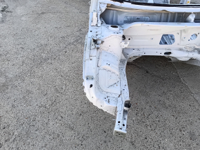 Front right quarter panel of a Chevrolet Equinox 18-24 on the body, white, with tears in the fasteners