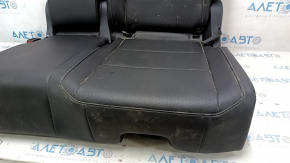 Rear seats, 2nd row, left, VW Tiguan 18-21, black leather, perforated, dry-cleanable
