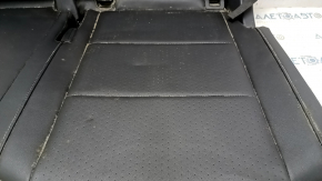Rear seats, 2nd row, left, VW Tiguan 18-21, black leather, perforated, dry-cleanable