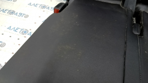 Rear seats, 2nd row, left, VW Tiguan 18-21, black leather, perforated, dry-cleanable
