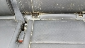 Rear seats, 2nd row, left, VW Tiguan 18-21, black leather, perforated, dry-cleanable