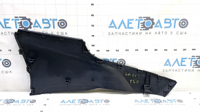 Left side center console trim for Toyota Prius 50 16-22, black