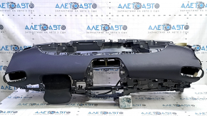 Toyota Prius 50 16-18 black dashboard with airbag, cracks in the fasteners