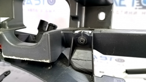 Toyota Prius 50 16-18 black dashboard with airbag, cracks in the fasteners