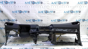 Toyota Prius 50 16-18 black dashboard with airbag, cracks in the fasteners