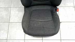 Passenger seat Toyota Rav4 19-25 without airbag, mechanical, cloth, black, worn, needs cleaning