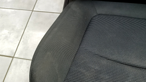 Passenger seat Toyota Rav4 19-25 without airbag, mechanical, cloth, black, worn, needs cleaning