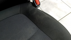 Passenger seat Toyota Rav4 19-25 without airbag, mechanical, cloth, black, worn, needs cleaning