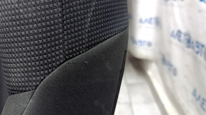 Passenger seat Toyota Rav4 19-25 without airbag, mechanical, cloth, black, worn, needs cleaning