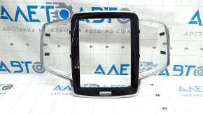 Volvo XC90 16-23 black glossy dashboard trim, scratches, crack in mount