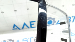 Volvo XC90 16-23 black glossy dashboard trim, scratches, crack in mount