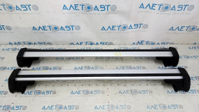 2 x Volvo XC90 16-25 aluminum roof rails, keyless, scratches