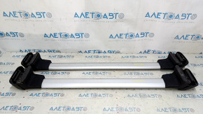 2 x Volvo XC90 16-25 aluminum roof rails, keyless, scratches