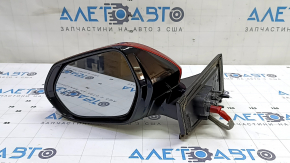 Left side mirror assembly for Toyota Prius 50 16-20, 6 pins, BSM, red, scratched