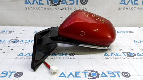 Left side mirror assembly for Toyota Prius 50 16-20, 6 pins, BSM, red, scratched