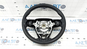 Naked steering wheel for Toyota Rav4 19-24, black rubber, non-heated, worn, needs cleaning