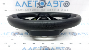 Naked steering wheel for Toyota Rav4 19-24, black rubber, non-heated, worn, needs cleaning