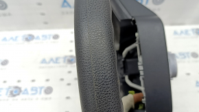 Naked steering wheel for Toyota Rav4 19-24, black rubber, non-heated, worn, needs cleaning