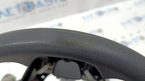 Naked steering wheel for Toyota Rav4 19-24, black rubber, non-heated, worn, needs cleaning
