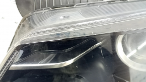 Kia Niro 23-24 halogen front left headlight with top mount, scratches, peeling varnish