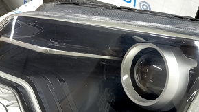 Kia Niro 23-24 halogen front left headlight with top mount, scratches, peeling varnish