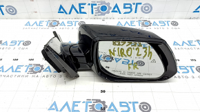 Right side mirror for Kia Niro 23-24 HEV, PHEV, 10 pins, turn signal, heated, auto-folding, BSM, black, scratches