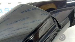 Right side mirror for Kia Niro 23-24 HEV, PHEV, 10 pins, turn signal, heated, auto-folding, BSM, black, scratches