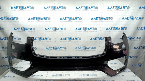Volvo XC90 16-19 front bumper, bare, with headlight washers and park assist, black, scratches, paint chipped