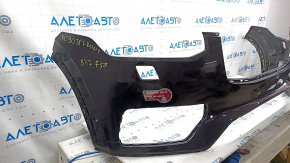 Volvo XC90 16-19 front bumper, bare, with headlight washers and park assist, black, scratches, paint chipped