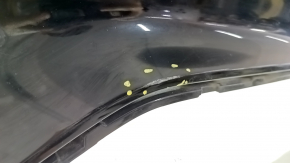 Volvo XC90 16-19 front bumper, bare, with headlight washers and park assist, black, scratches, paint chipped