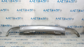 Volvo XC90 16-21 lower rear bumper trim, chrome-plated, without towbar, for parking sensors, scratches, broken fastening