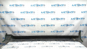 Right side sill for Volvo XC90 16-23 with seal, black, scratches, worn, dented, scratches, broken fastener