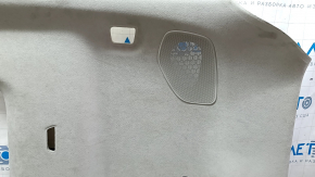 Volvo XC90 16-23 headliner for panoramic windows, for 3rd row, gray, with speaker grilles, needs dry cleaning, creases, torn fasteners