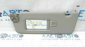 Left visor for Kia Niro 23-24, gray, without hook, for cleaning