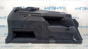 Left arch trim for Volvo XC90 16-22 for 3rd row, with cup holder, black, scratches, needs cleaning
