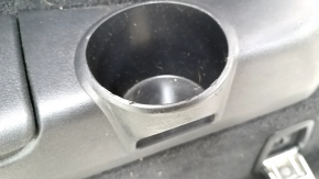 Left arch trim for Volvo XC90 16-22 for 3rd row, with cup holder, black, scratches, needs cleaning