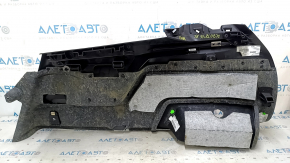 Left arch trim for Volvo XC90 16-22 for 3rd row, with cup holder, black, scratches, needs cleaning