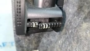 Right arch trim for Volvo XC90 16-22 for 3rd row, with cup holder, black, scratches, needs cleaning, broken cigarette lighter cover mount