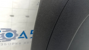 Black rear driver's seat back cover for Kia Niro 23-24, with pads, scratches