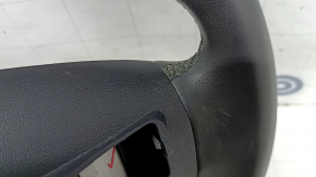 Kia Niro 23-24 black leather steering wheel, no heating, no paddles, no buttons, no paddles, scratches, peeling