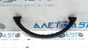 Kia Niro 2023-2024 steering wheel trim, chrome, black leather, scratches