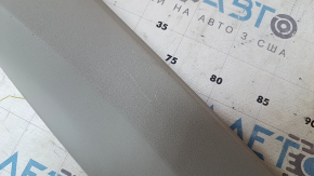 Upper trim of the trunk door of Toyota Sienna 11-14 gray, scratches, bumps, whitened plastic