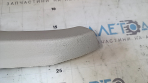 Upper trim of the trunk door of Toyota Sienna 11-14 gray, scratches, bumps, whitened plastic