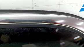 Volvo XC90 16-22 rear left window, tinted, scratches on chrome