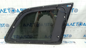 Volvo XC90 16-22 rear left window, tinted, scratches on chrome