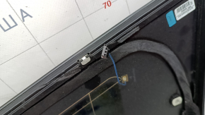 Volvo XC90 16-22 rear left window, tinted, scratches on chrome