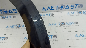 Rear left fender arch trim for Kia Niro 23-24, gloss black, scratches, broken fasteners