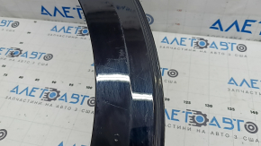 Rear left fender arch trim for Kia Niro 23-24, gloss black, scratches, broken fasteners